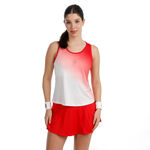 BIDI BADU Tennis apparel BIDI BADU Crew Racerback Tank Top Women-red, white
