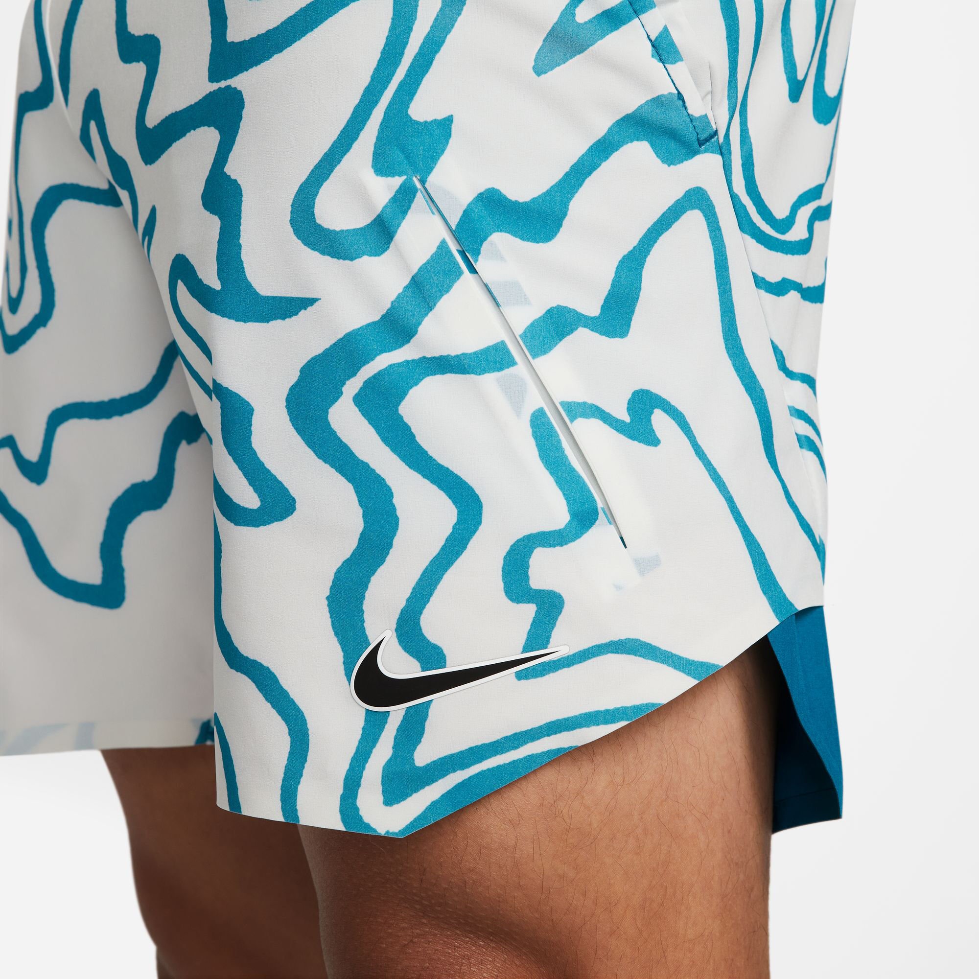 Dri Fit Court Slam MB Shorts Men Petrol Multicoloured