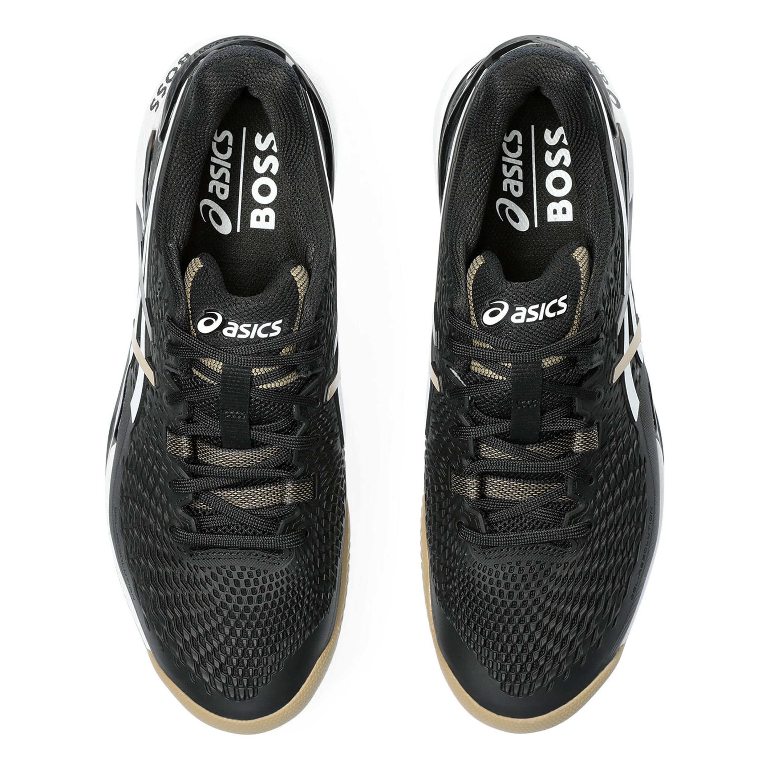 ASICS Gel-Resolution 9 Boss Clay Court Shoe Men Black, Caramel