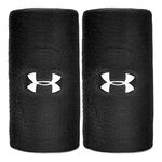 Under Armour Clothing Under Armour 6in Performance Wristband 2 Pack Unisex - black, white