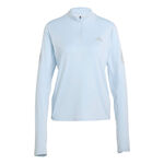 adidas Running shirt adidas adi365 Zip  Running shirt Women-blue grey