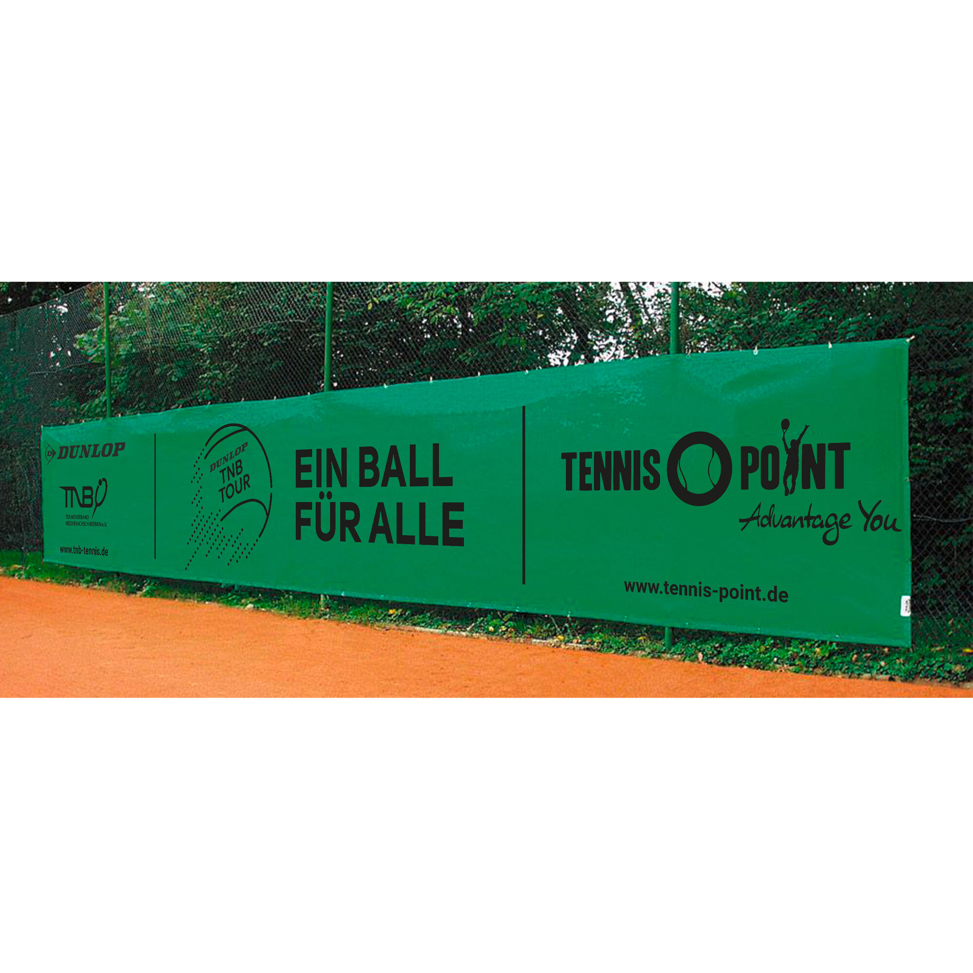 buy TennisPoint TNB Windbreak 12x2m Green online TennisPoint