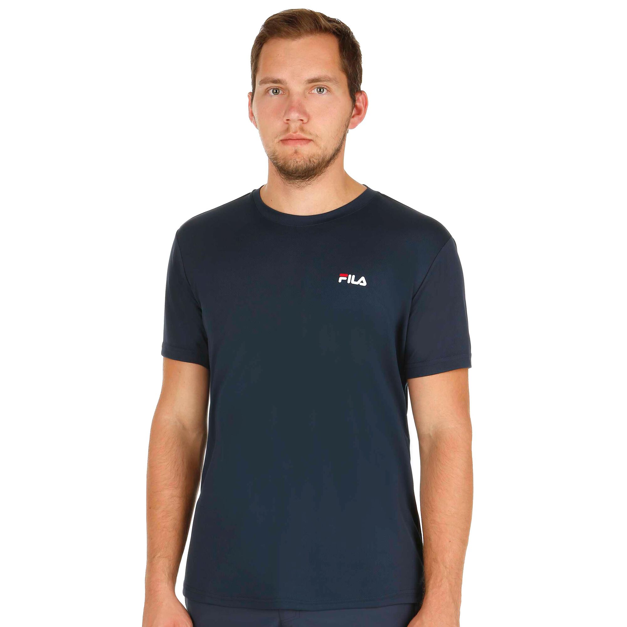 buy Fila Logo T-Shirt Men - Dark Blue online | Tennis-Point