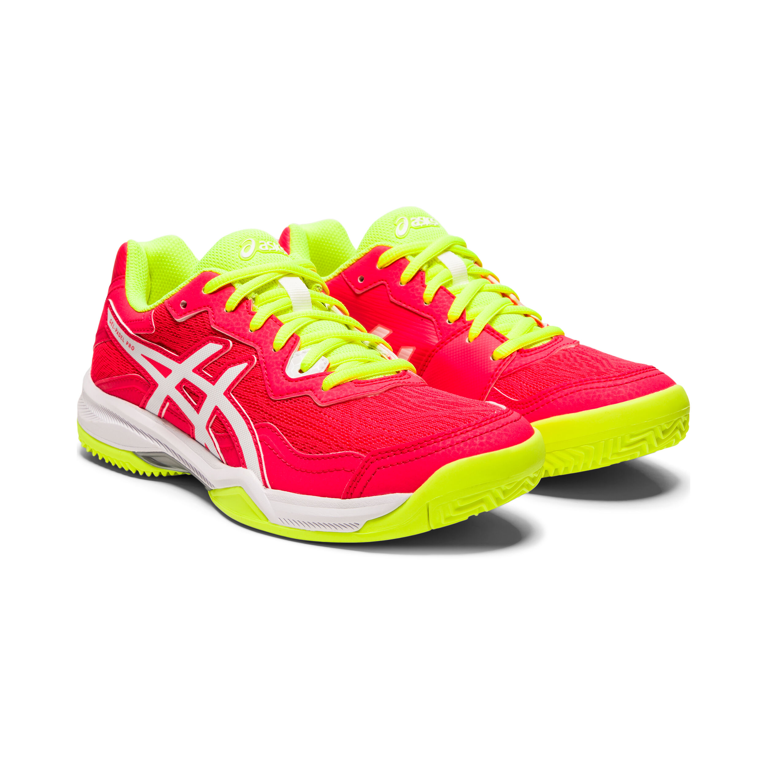 Gel Padel Pro 4 Women Neon Orange Neon Yellow