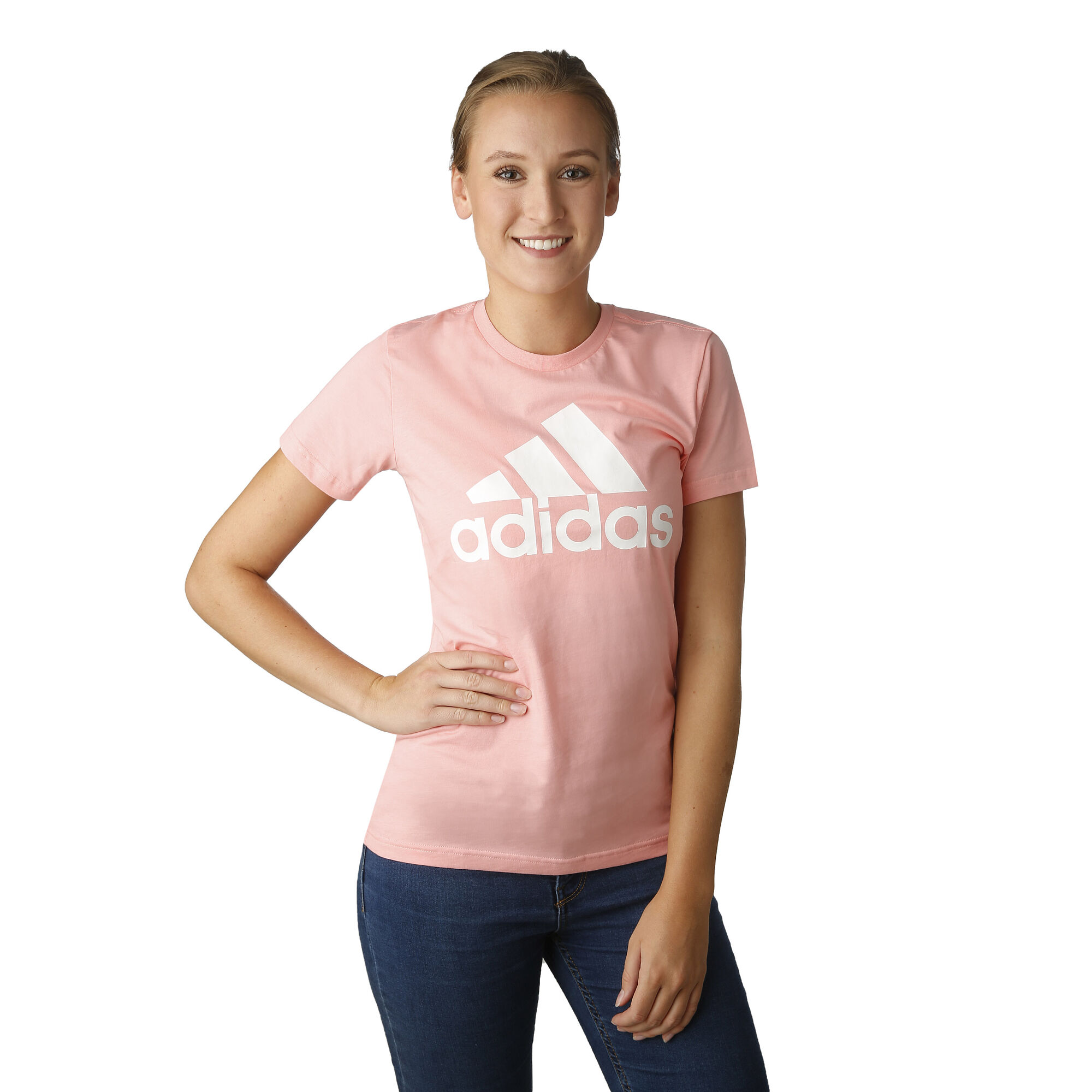buy adidas Best Sports T-Shirt Women Pink, online | Tennis-Point