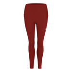 ASICS Clothing ASICS Road High Waist Running Tights Women-Wine Red