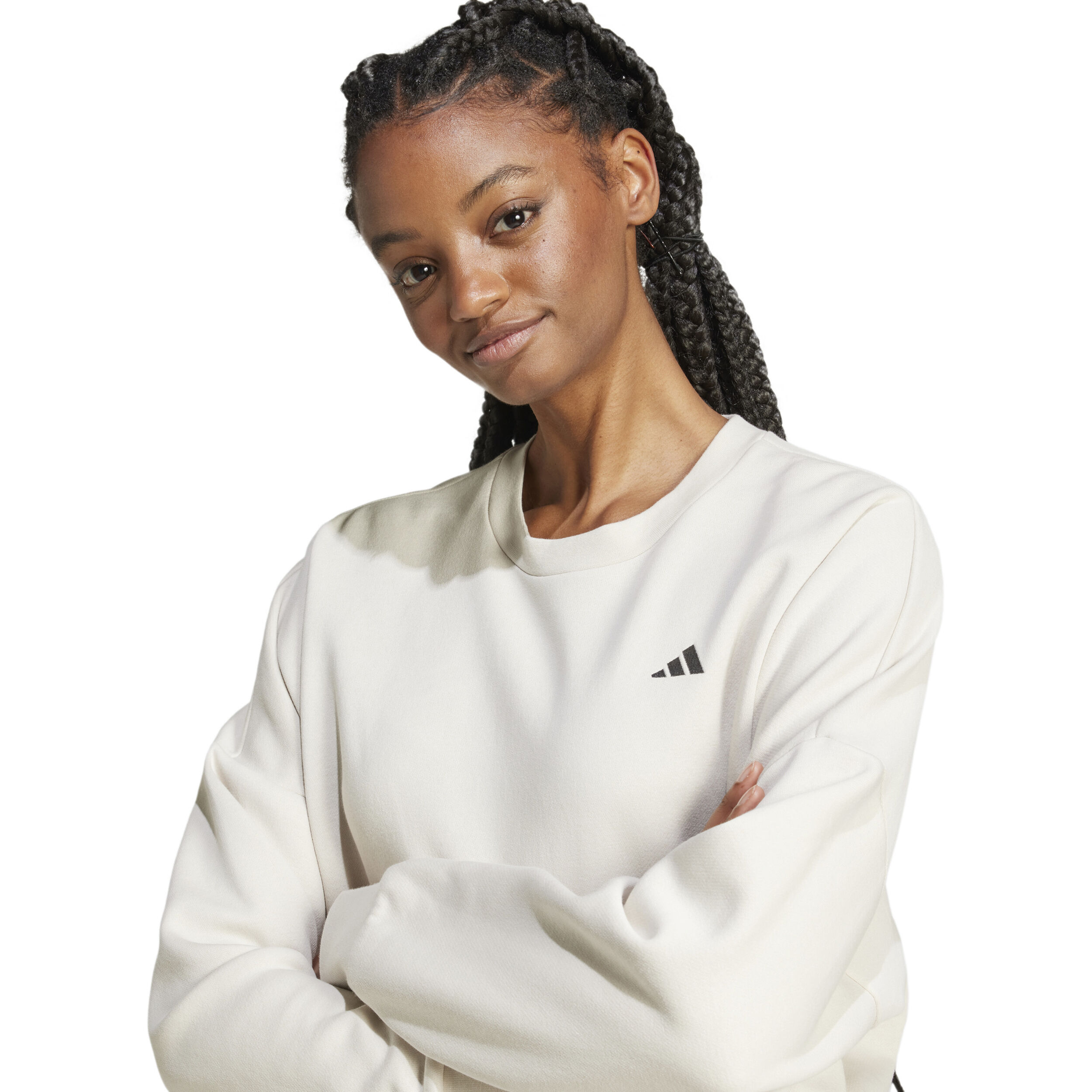 Feel Cozy Sweatshirt Women Cream