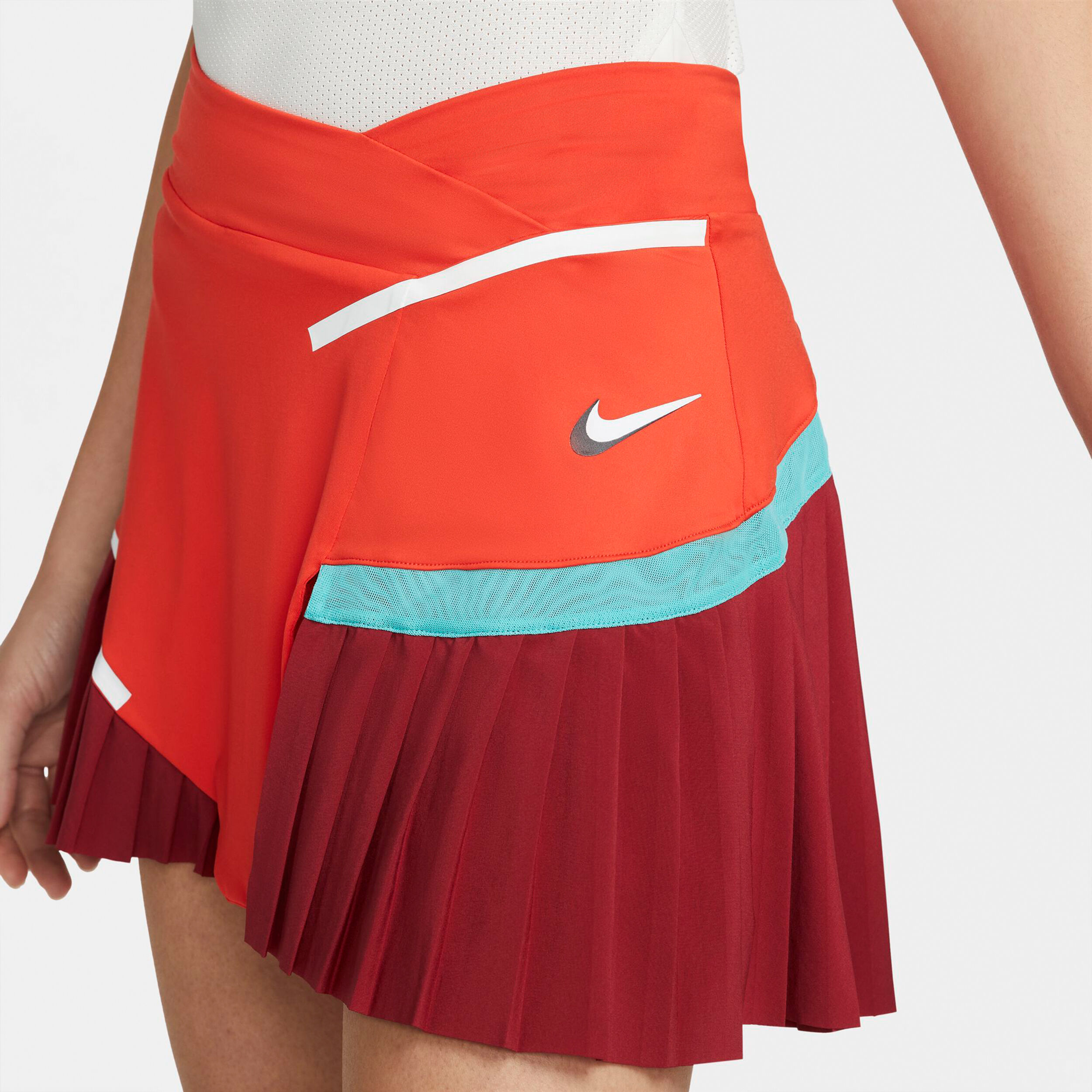 orange tennis skirt nike