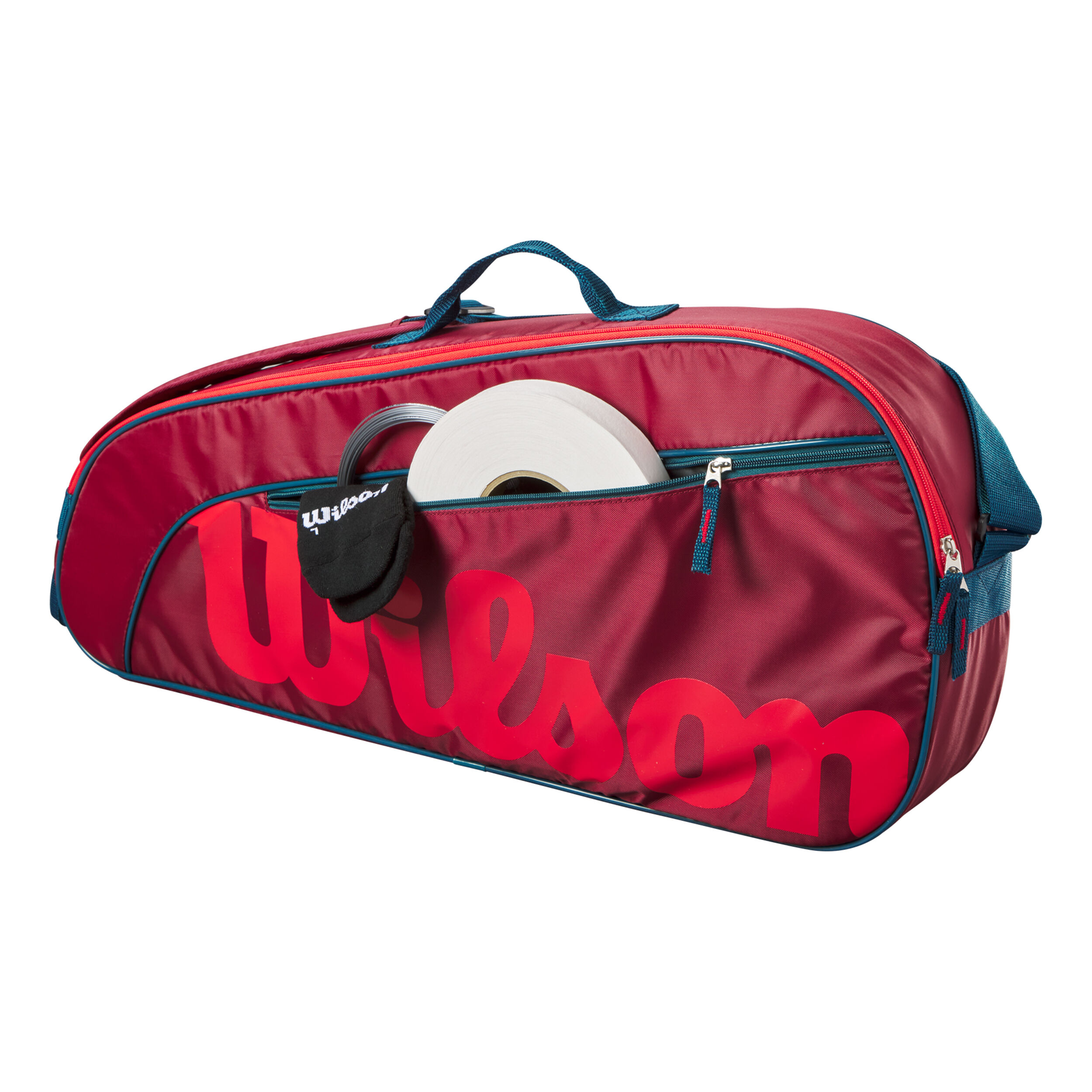 Buy Wilson Junior Racket Bag 3 Pack Red online Tennis Point COM