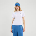 Ellesse Clothing Ellesse Farnese T-Shirt Women-White,Blue
