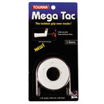 Tourna Overgrips Tourna Mega Tac 3 Pack-White