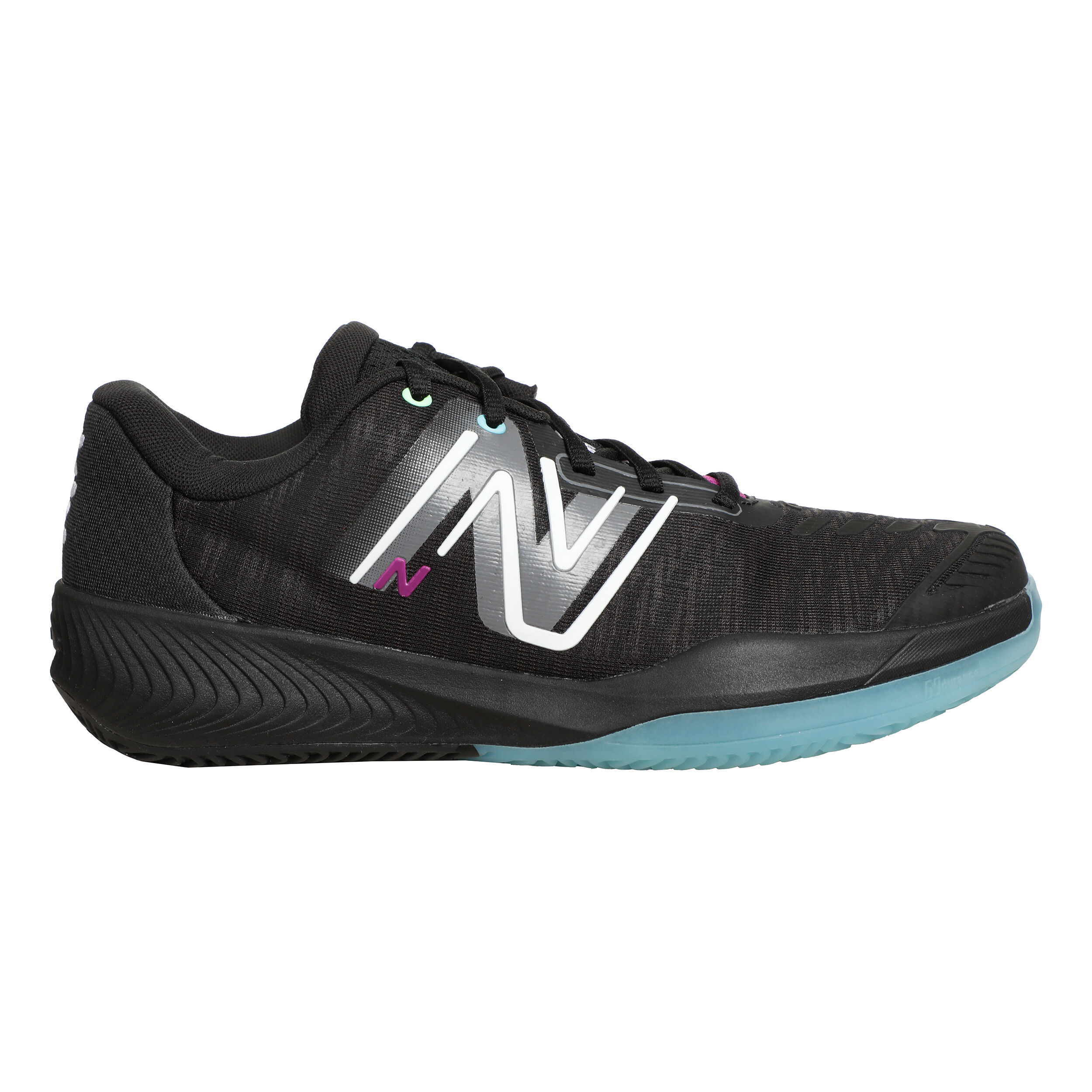996 Clay Court Shoe Men Black Turquoise