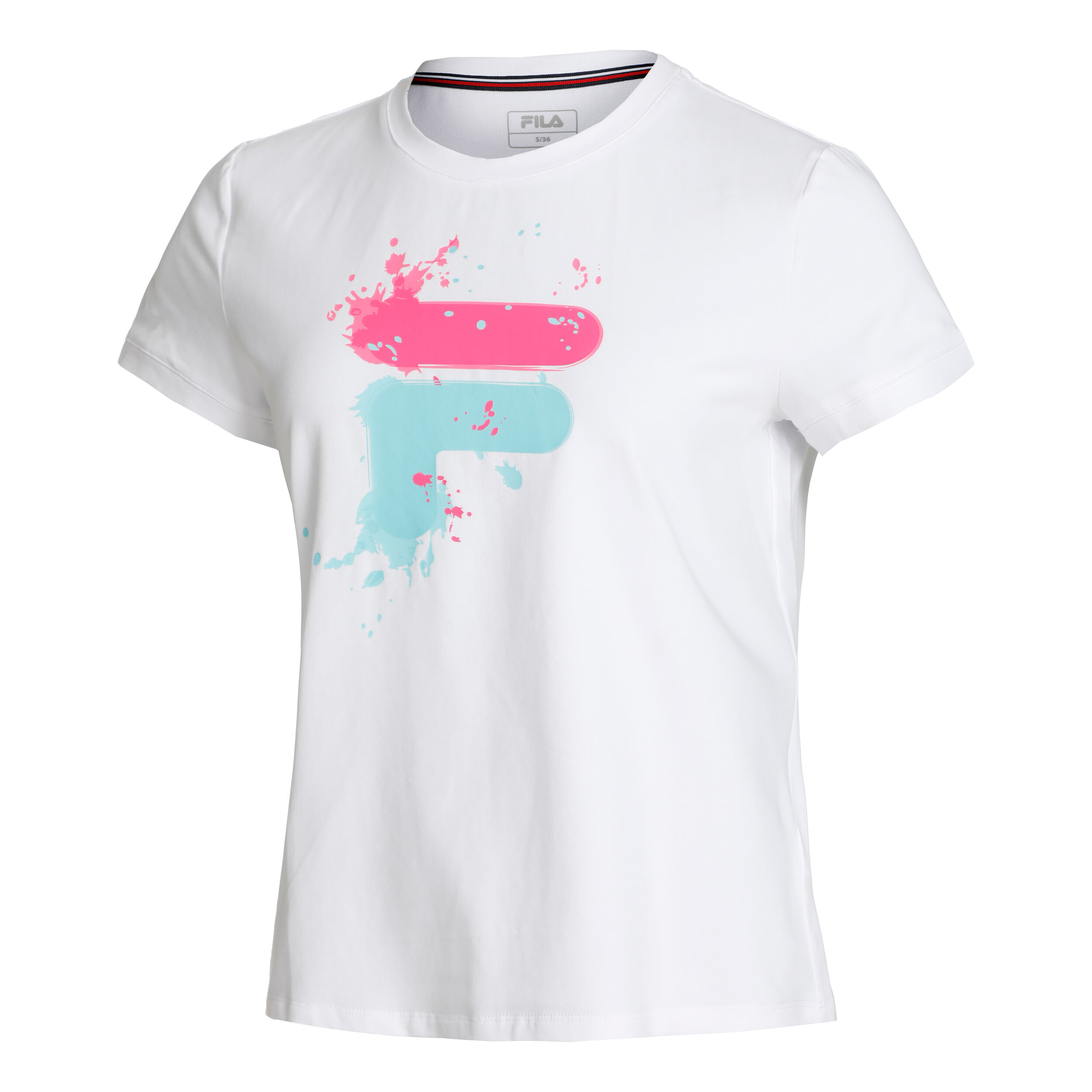 Buy Fila Emelie T Shirt Women White Multicoloured online Tennis Point COM