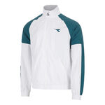 Diadora Tennis apparel Diadora Match Training jacket Men-white, petrol