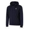 Essential Zip Zip Hoodie Men - dark blue, 