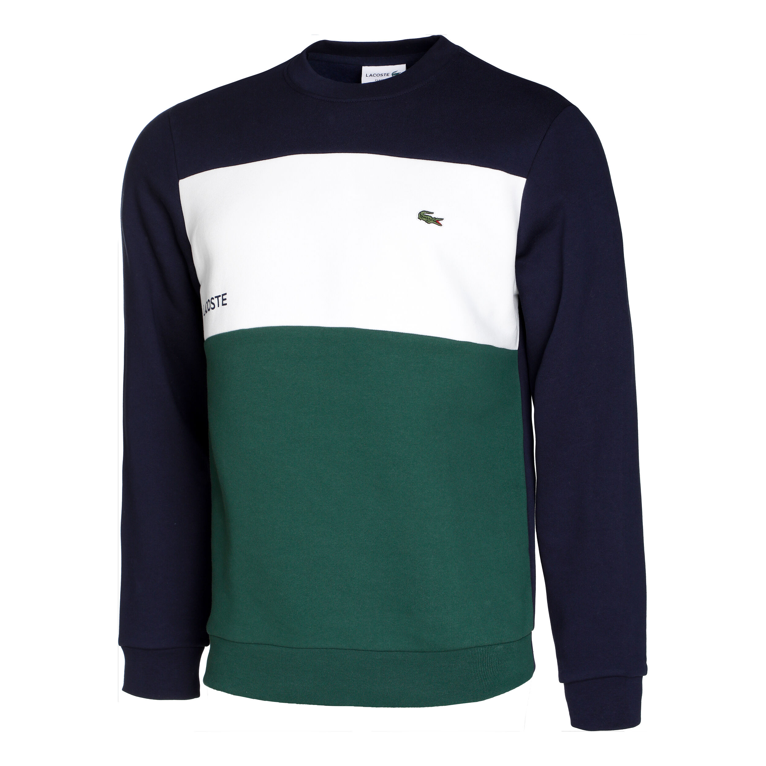 Lacoste block best sale sweatshirt