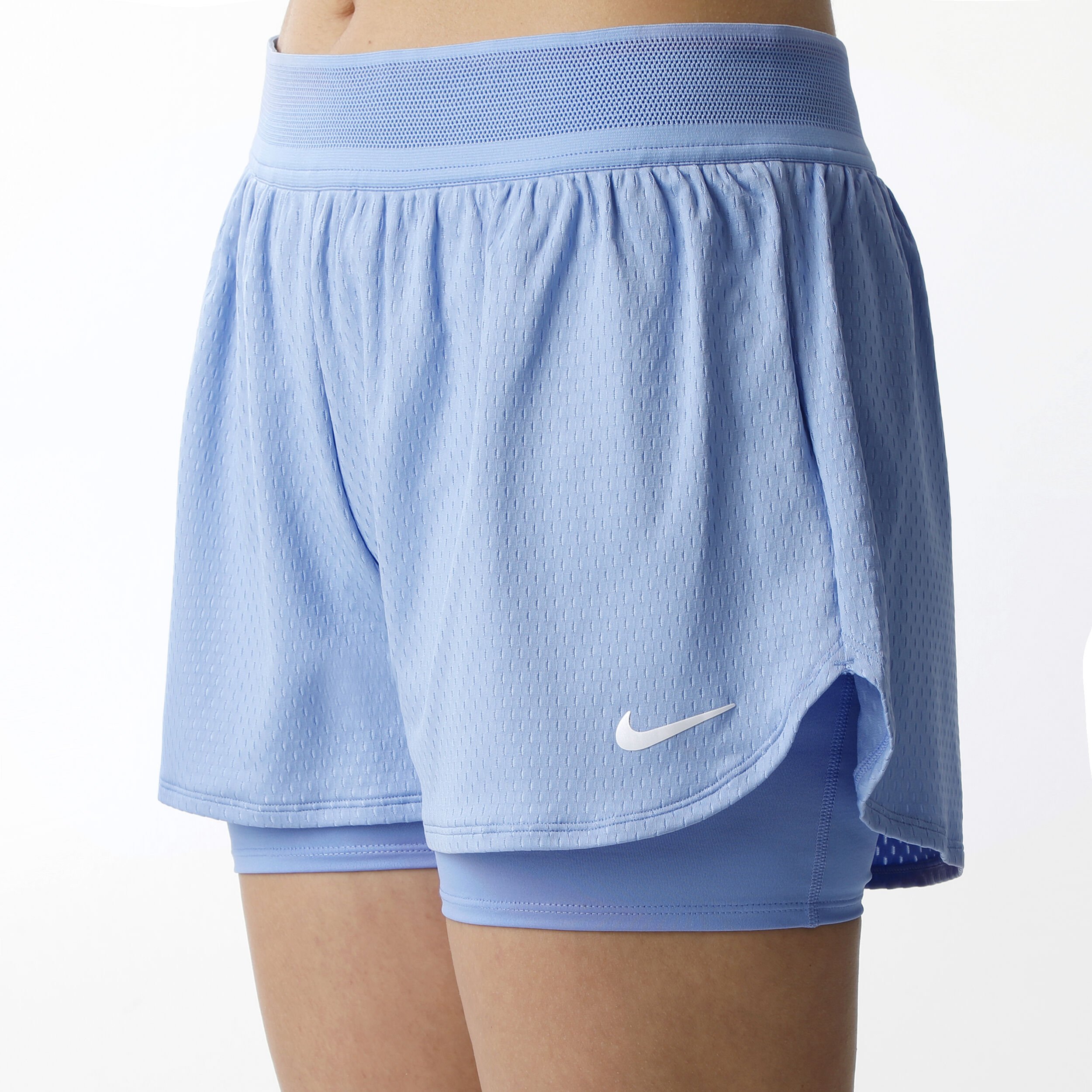 Buy Nike Court Flex Shorts Women Light Blue White online Tennis