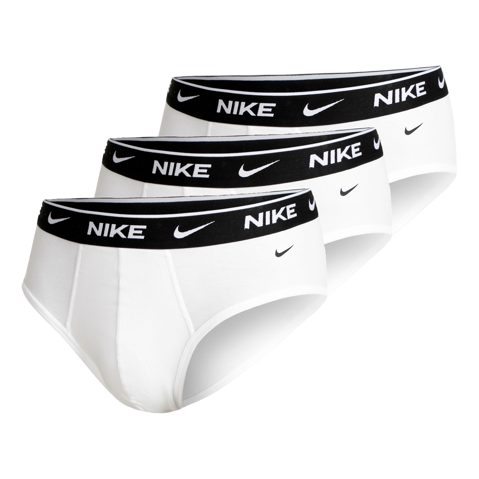 Buy Nike Everyday Cotton Stretch Brief Slip 3 Pack Men White