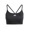 Aeroreact Training 3 Stripes Sports Bras Women-Black
