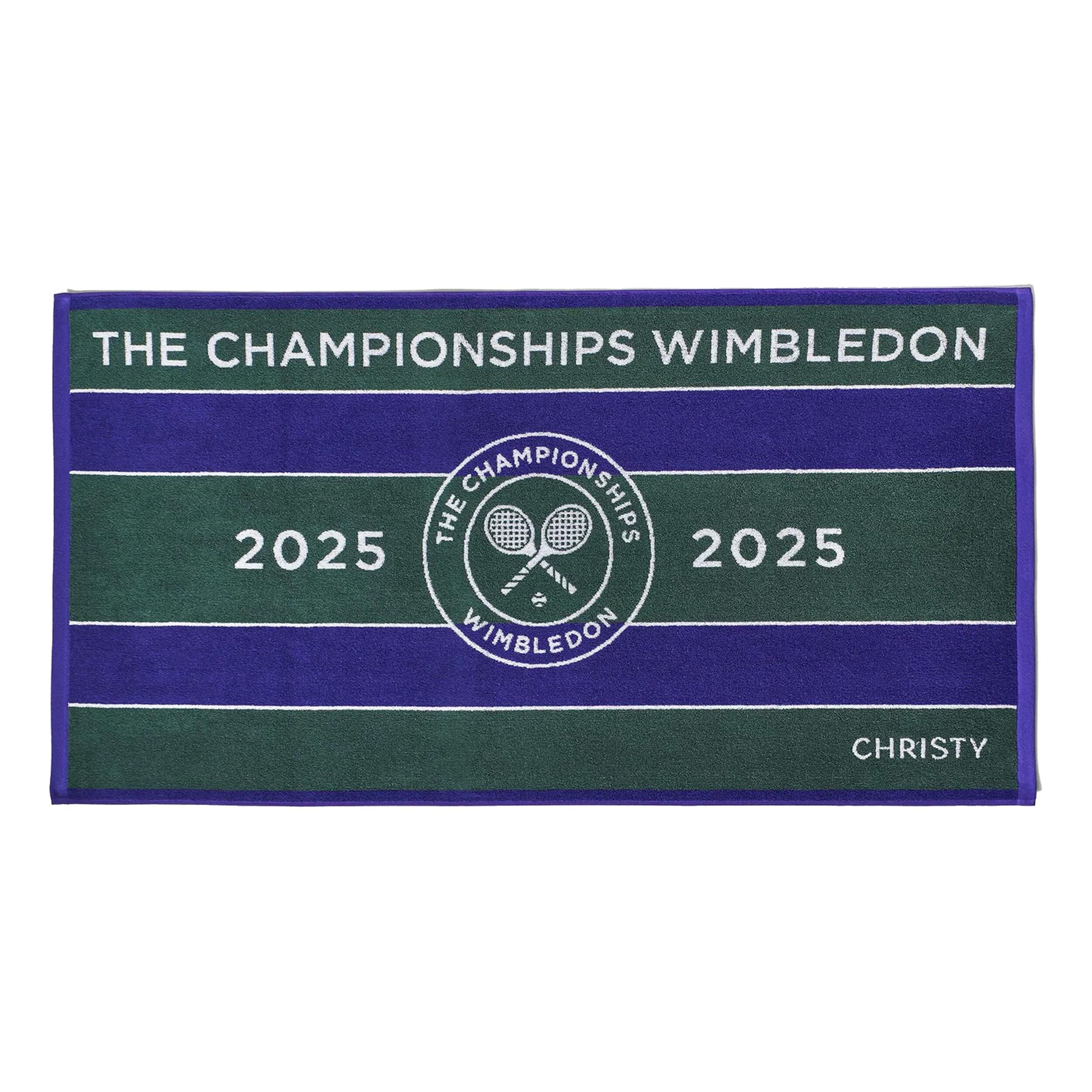 Buy Christy Wimbledon Champ Towel Green, Violet online