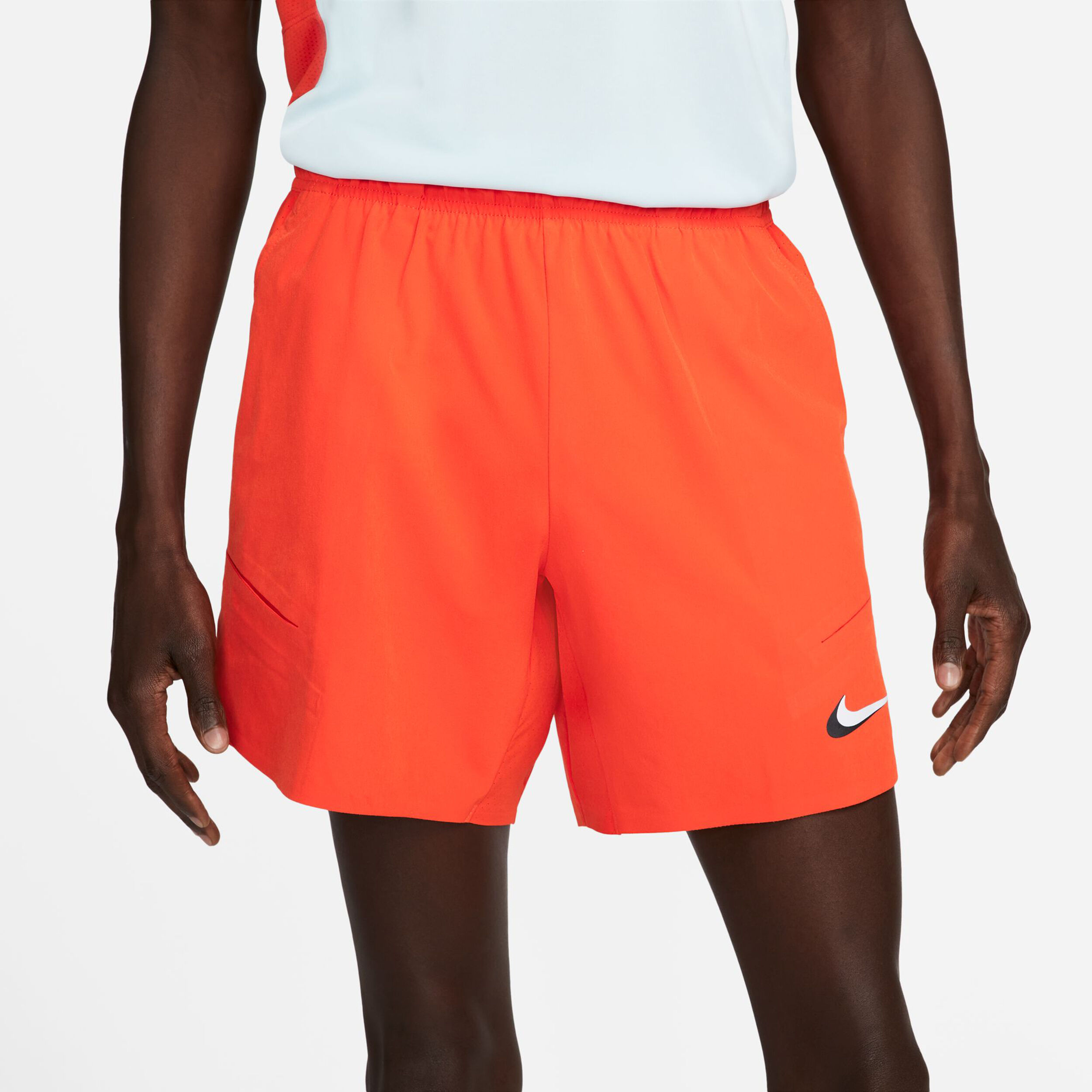 Orange nike discount dri fit shorts