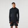 Borg Midlayer Half Zip Sweatshirt Men-Black