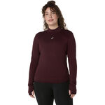 ASICS Clothing ASICS Road Winter Seamless Running shirt Women - dark red, 
