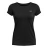Heatgear T-Shirt Women - black, silver