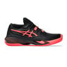 Gel-Resolution X Clay court shoe Women-black, neon pink