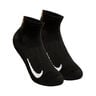 Court Multiplier Max Sports Socks 2 Pack-Black,White