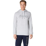 ASICS Clothing ASICS Logo Oth Hoody Men-Lightgrey