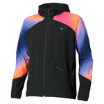 Mizuno Clothing Mizuno Active Alpha Hodded Running jacket Men - orange, 