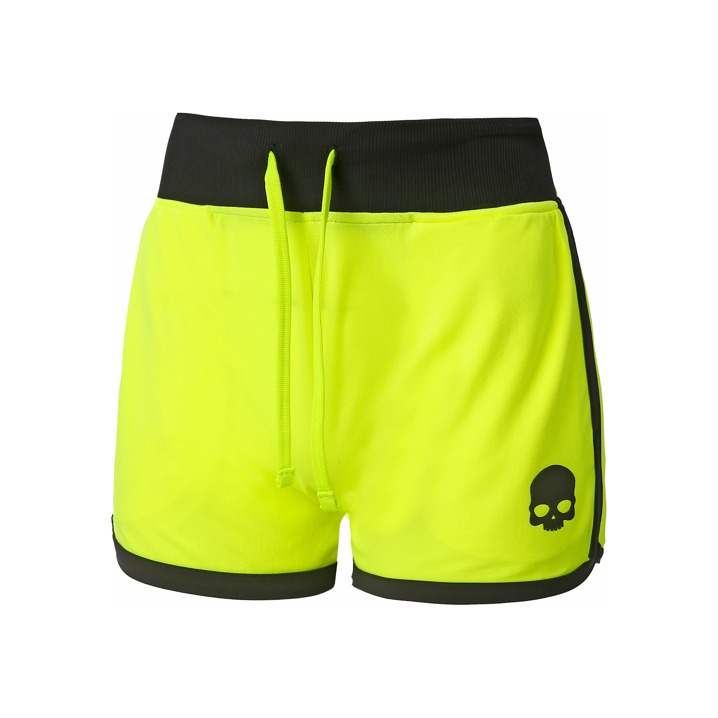 Neon yellow shorts womens online