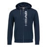 Fynn Zip Hoodie Men - blue, white