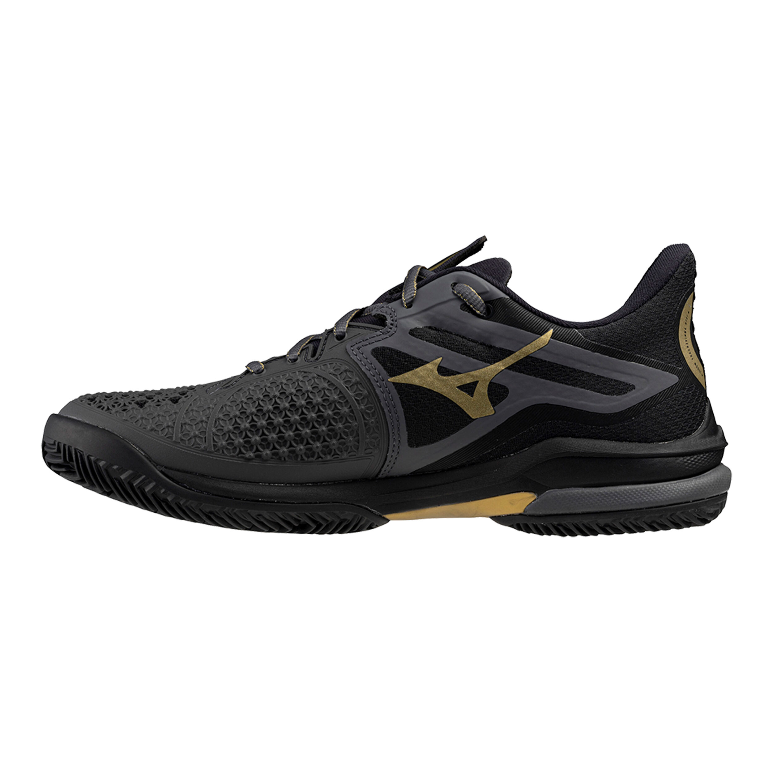 Wave Exceed Tour 6 10th Clay Court Shoe Men Black Gold