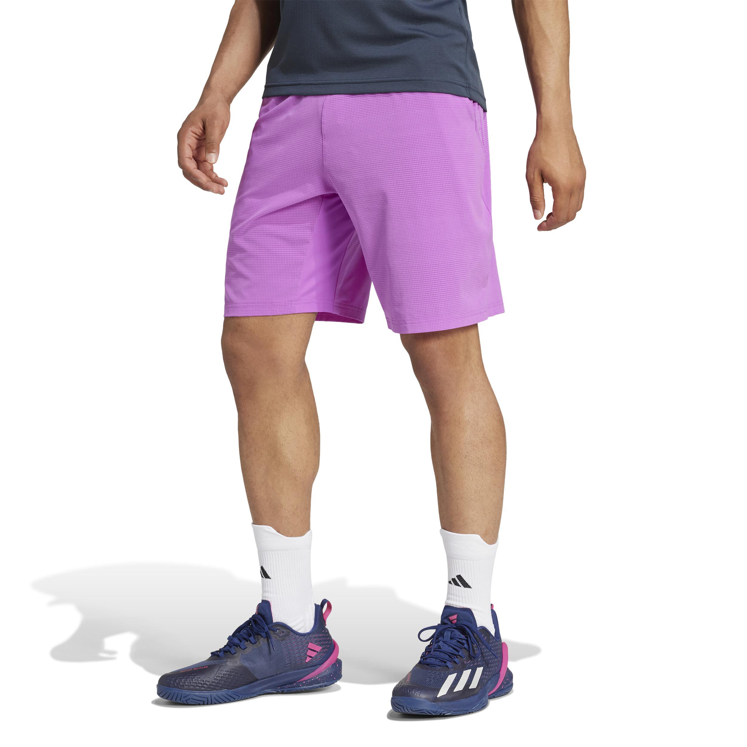 Purple adidas shorts mens clearance