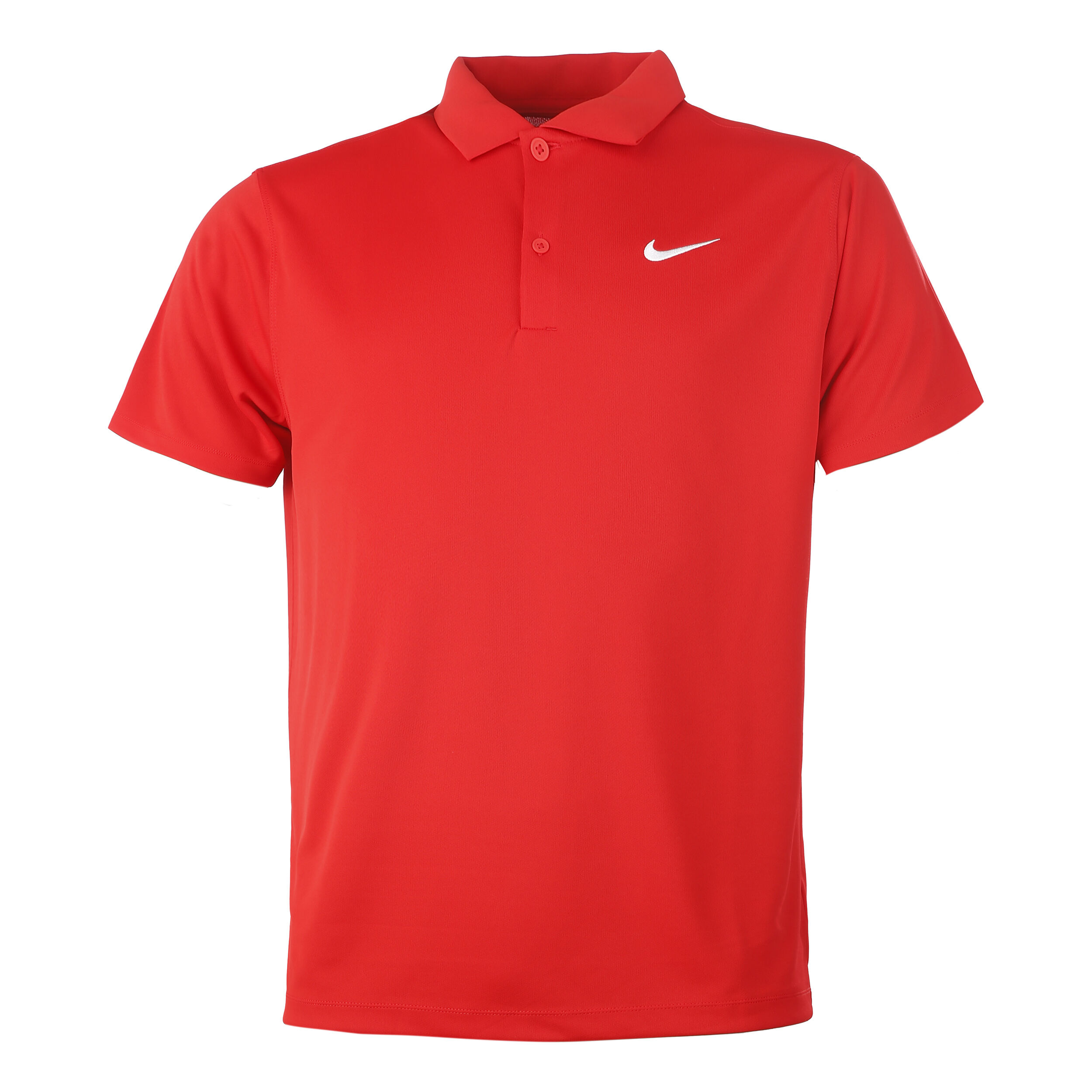 Red nike dri fit polo discount