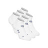 No Party XXL No Show Move Tennis Socks-White
