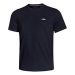 Fila Clothing Fila Logo Small T-Shirt Men-Dark Blue