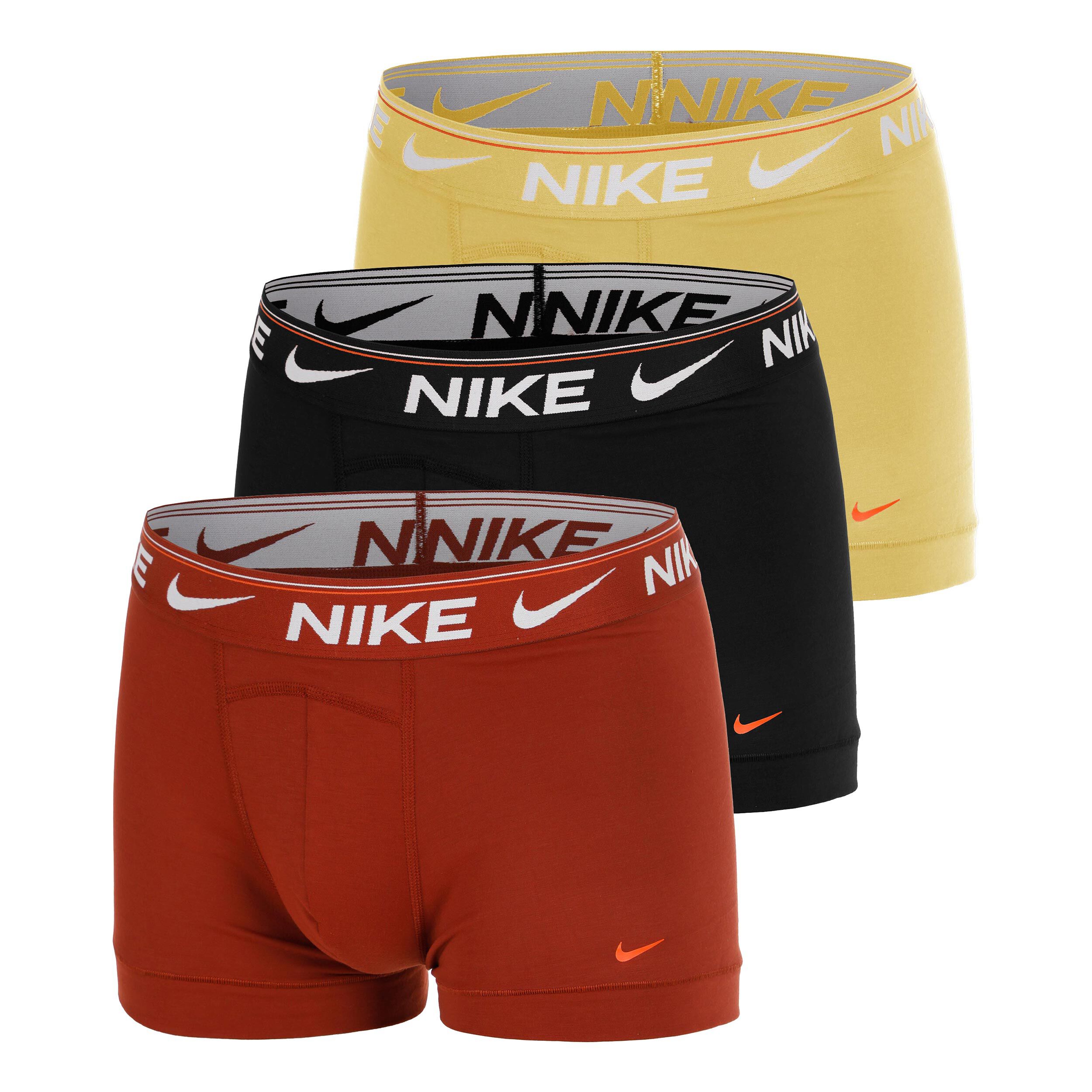 Nike Ultra Comfort Boxer Shorts 3 Pack Men Golden Yellow