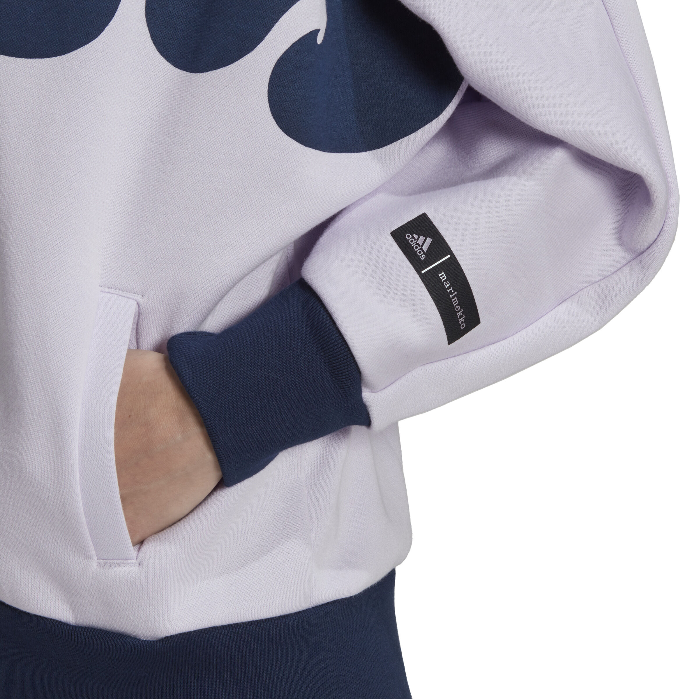Marimekko Zip Hoodie Women - Violet