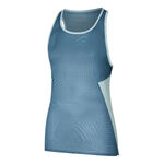 Mizuno Clothing Mizuno DryAeroFlow Graphic Running Shirt Women-Blue Grey,Light Blue