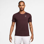 Nike Clothing Nike Court Dri-FIT Advantage T-Shirt Men - dark red, white