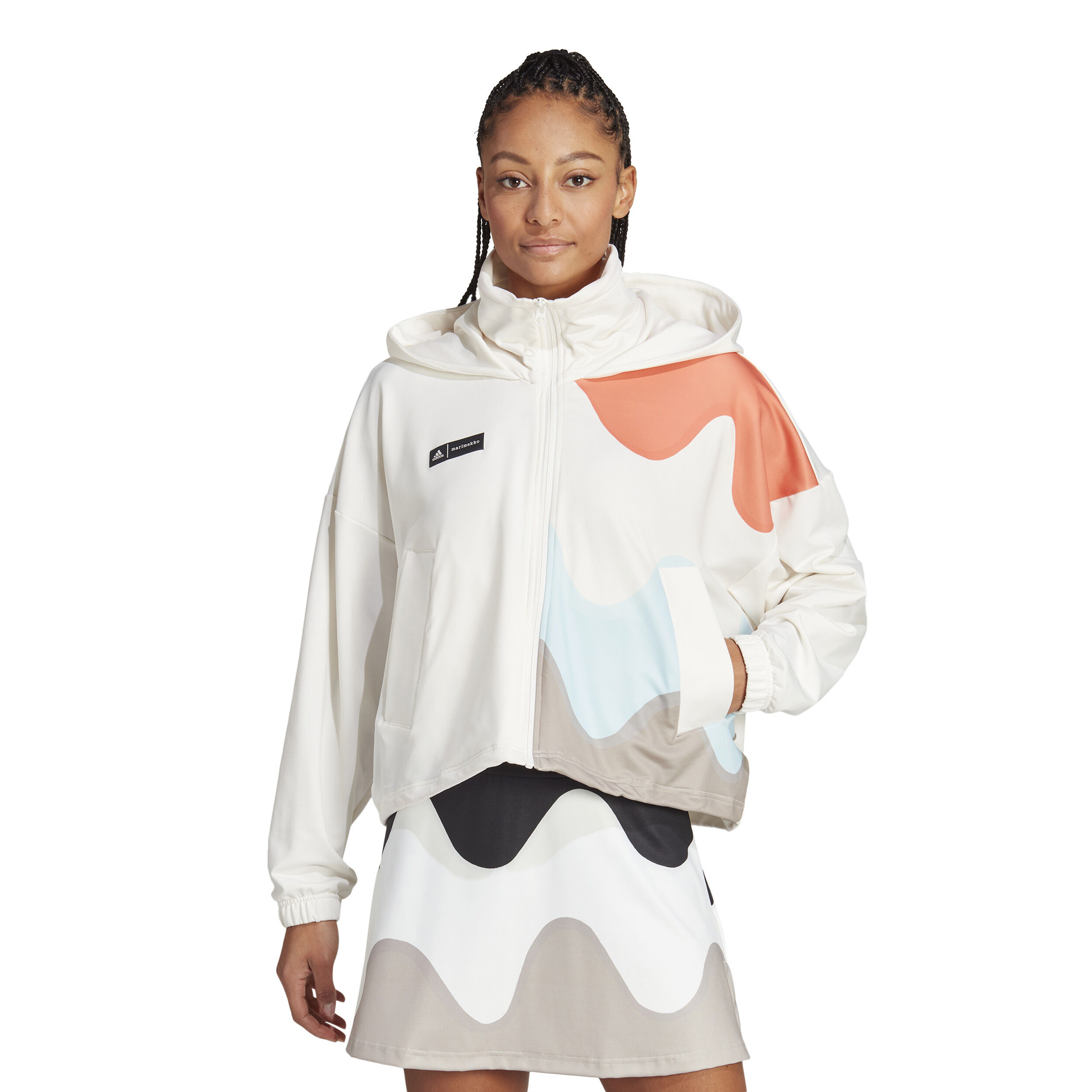 Buy adidas Marimekko Training Jacket Women Cream Multicoloured