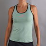 Mile Tank Top Women-Green,Dark Blue