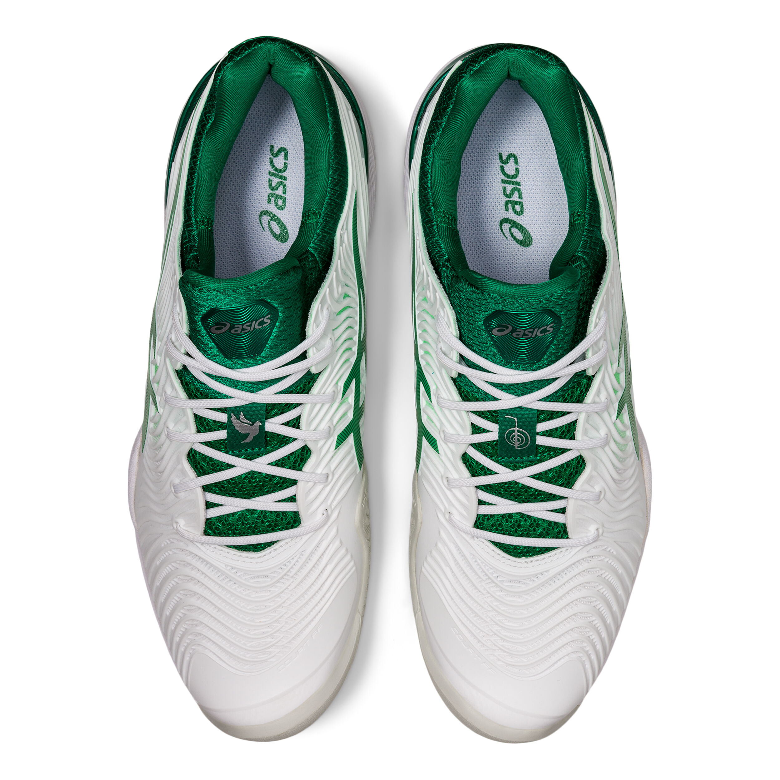 Buy ASICS Novak Djokovic Court FF All Court Shoe Men White Green online Tennis Point COM