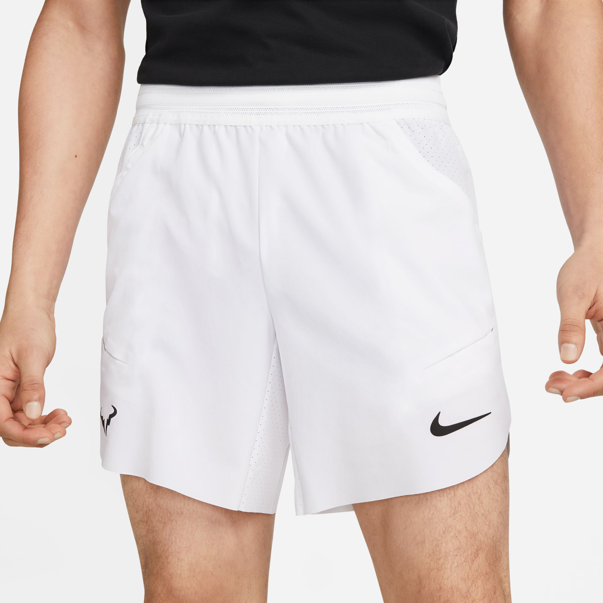 Buy Nike Dri-Fit RAFA MNK 7in Shorts Men White, Black online