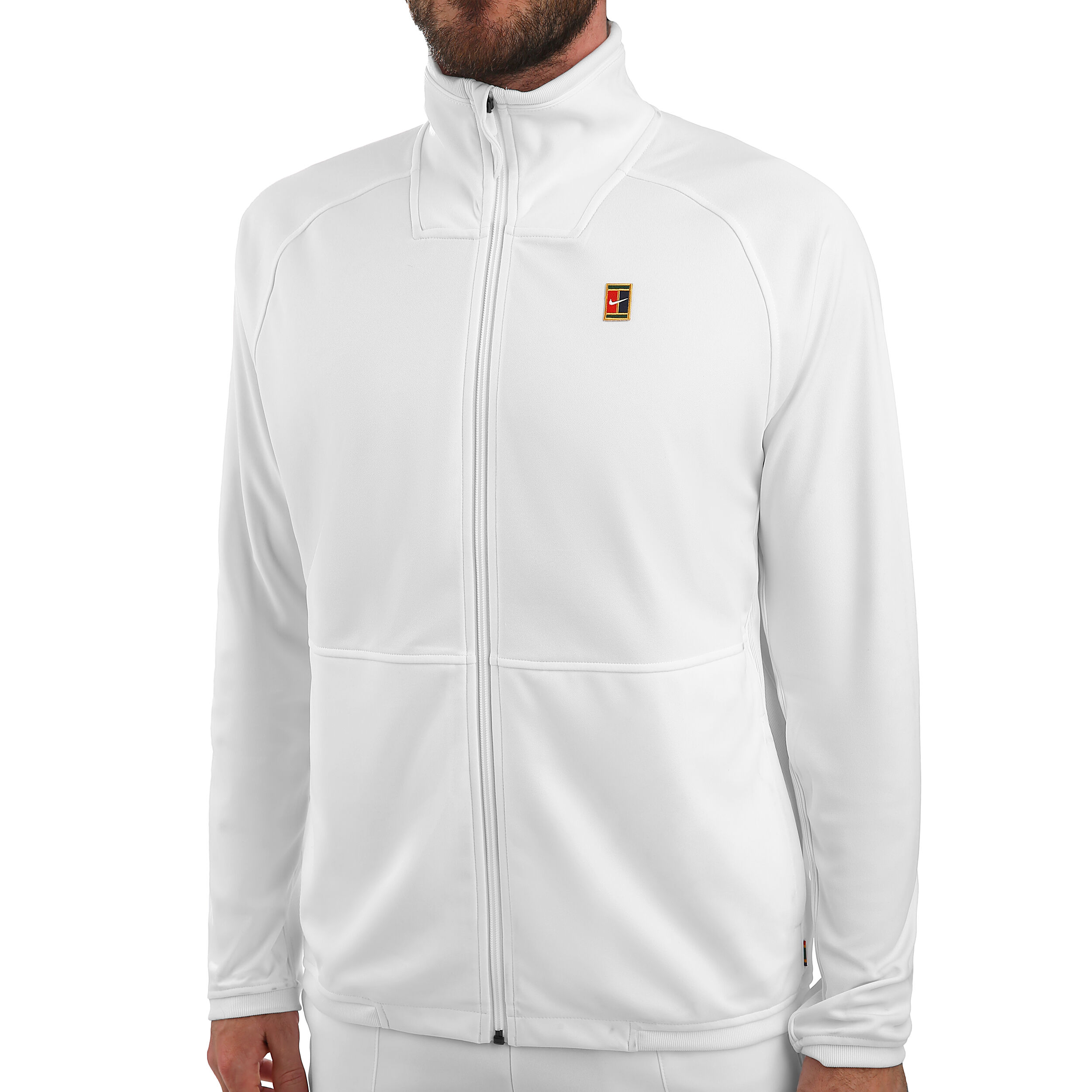Court Essential Training Jacket Men White Multicoloured
