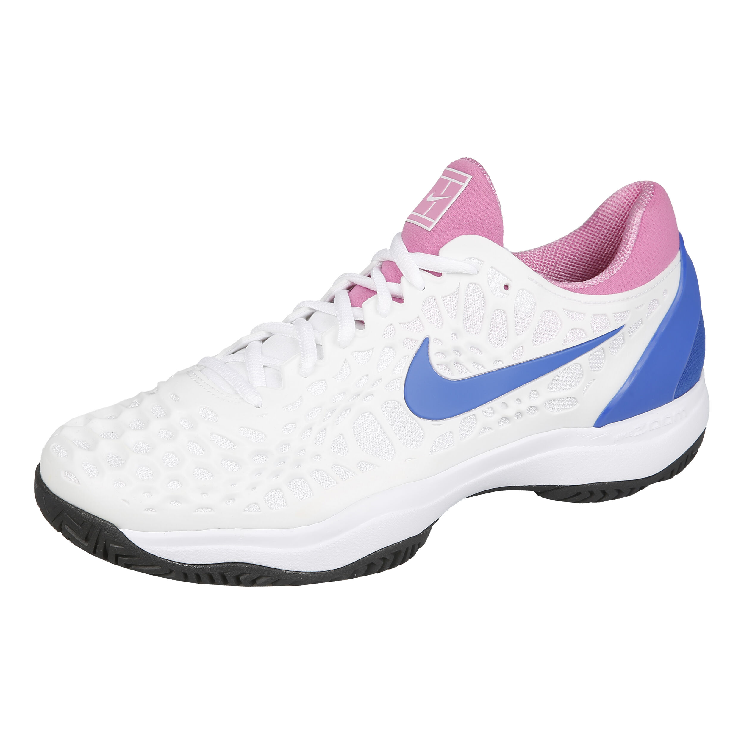 Air Zoom Cage 3 HC All Court Shoe Men - White, Blue