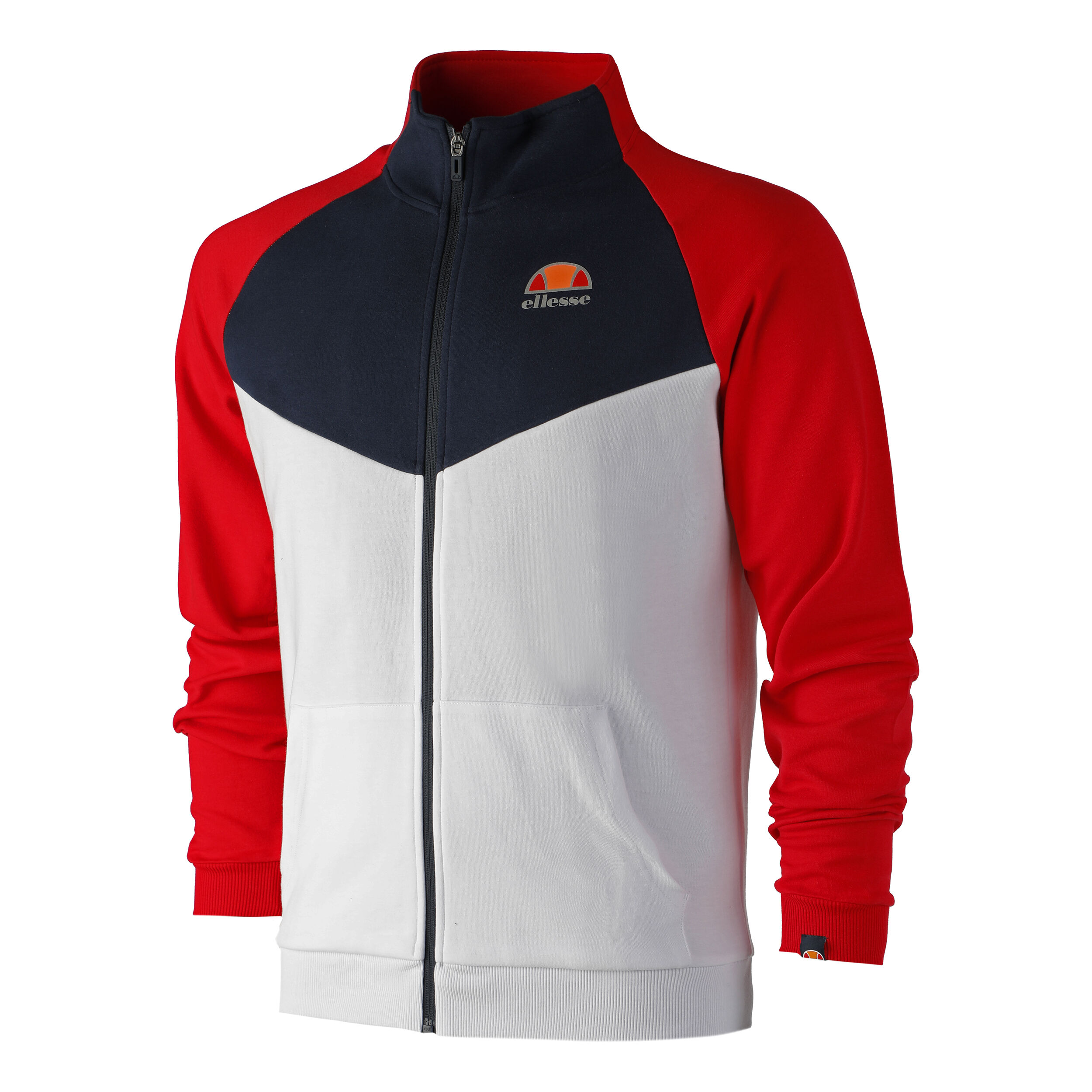 Ellesse jacket sales red blue white